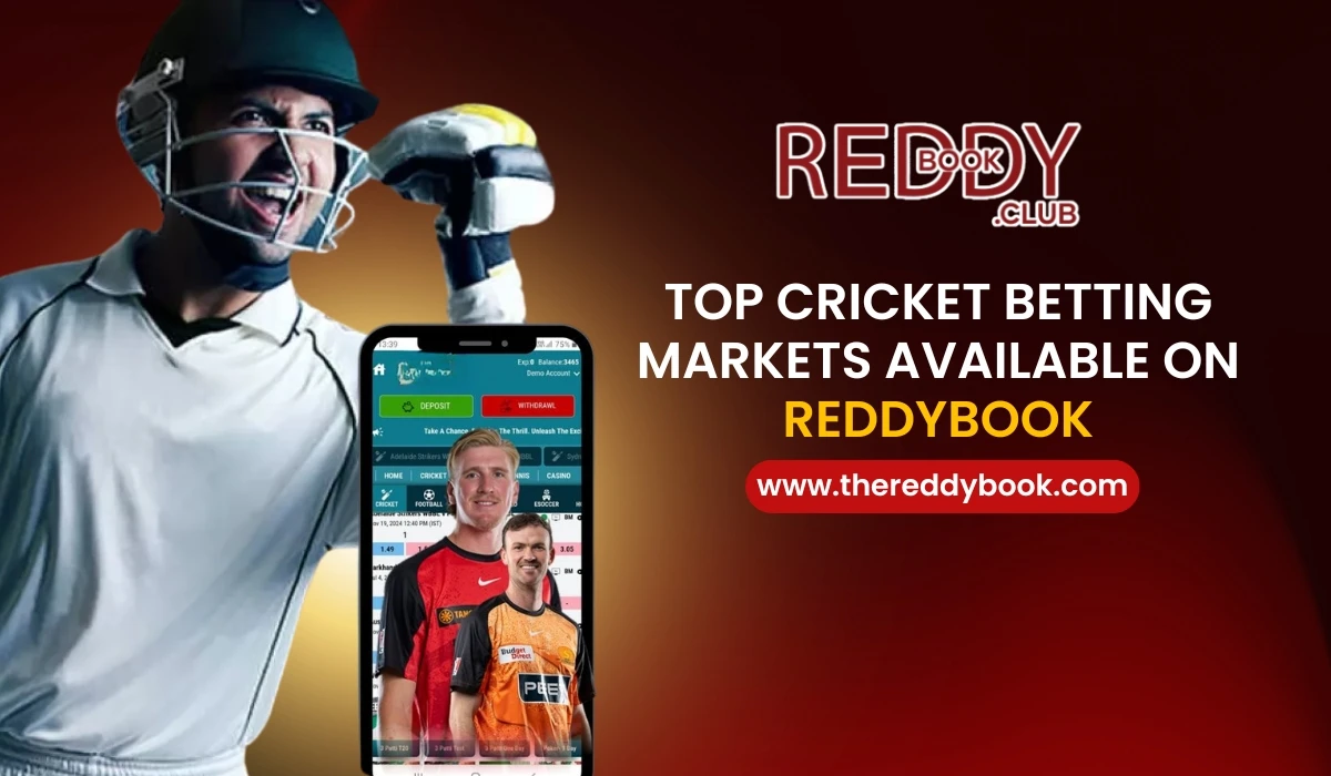 Read more about the article Top Cricket Betting Markets Available on ReddyBook