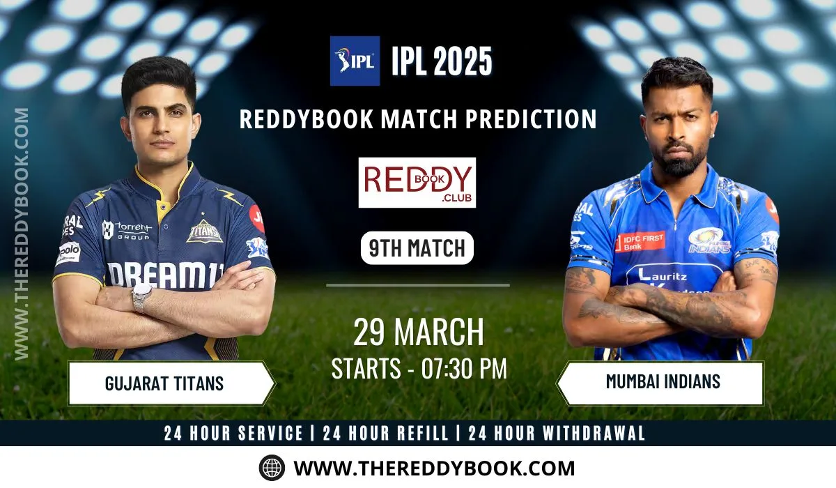 Read more about the article GT vs MI IPL 2025 – Betting Tips, Match Prediction & Odds on Reddybook