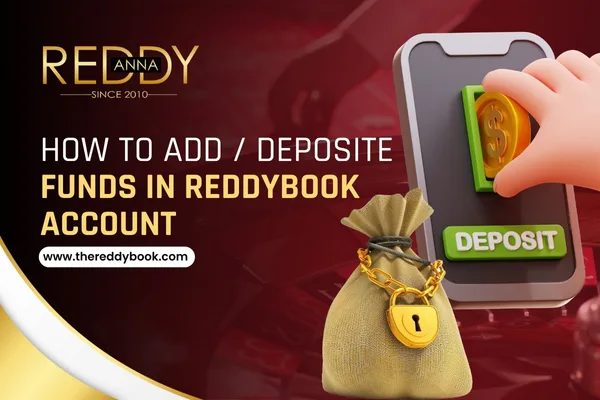 how to add deposit funds in reddybook account