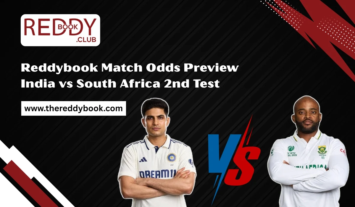 You are currently viewing Reddybook Match Odds Preview: India vs South Africa 2nd Test